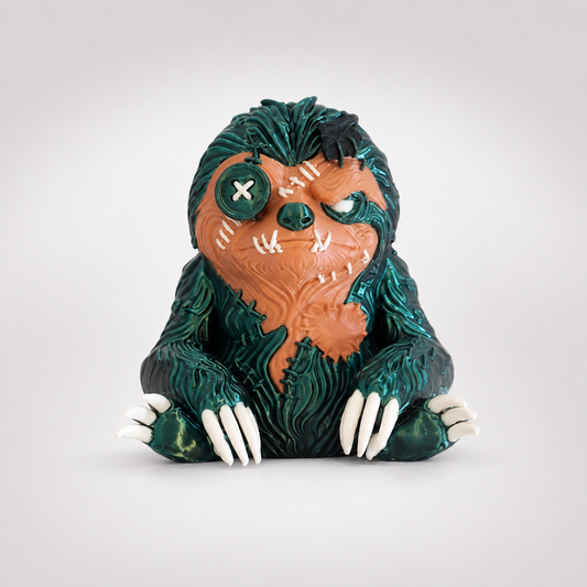 8 Inch Articulated Sloth | Cute Fantasy Shelf Buddy
