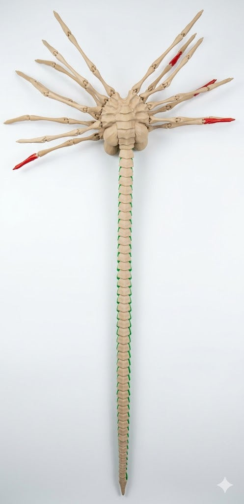 3-Foot Poseable Jointed Creature Figure