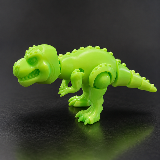 9 Inch Articulated T-Rex Dinosaur | Flexi Desk Toy & Collectible