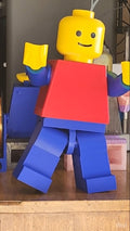 Classic Block Man Display Figure