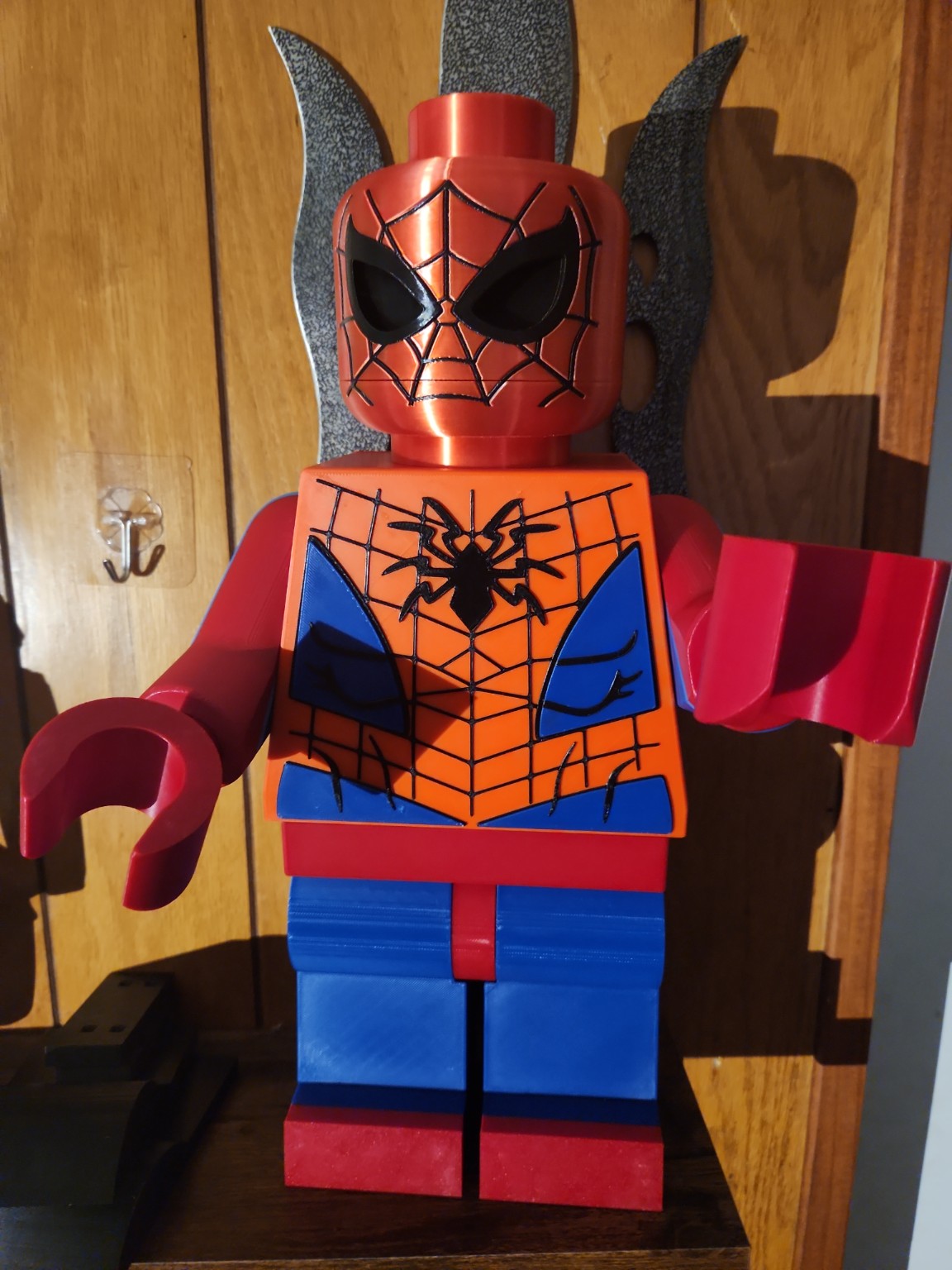 Custom Brick-Style Superhero Figure