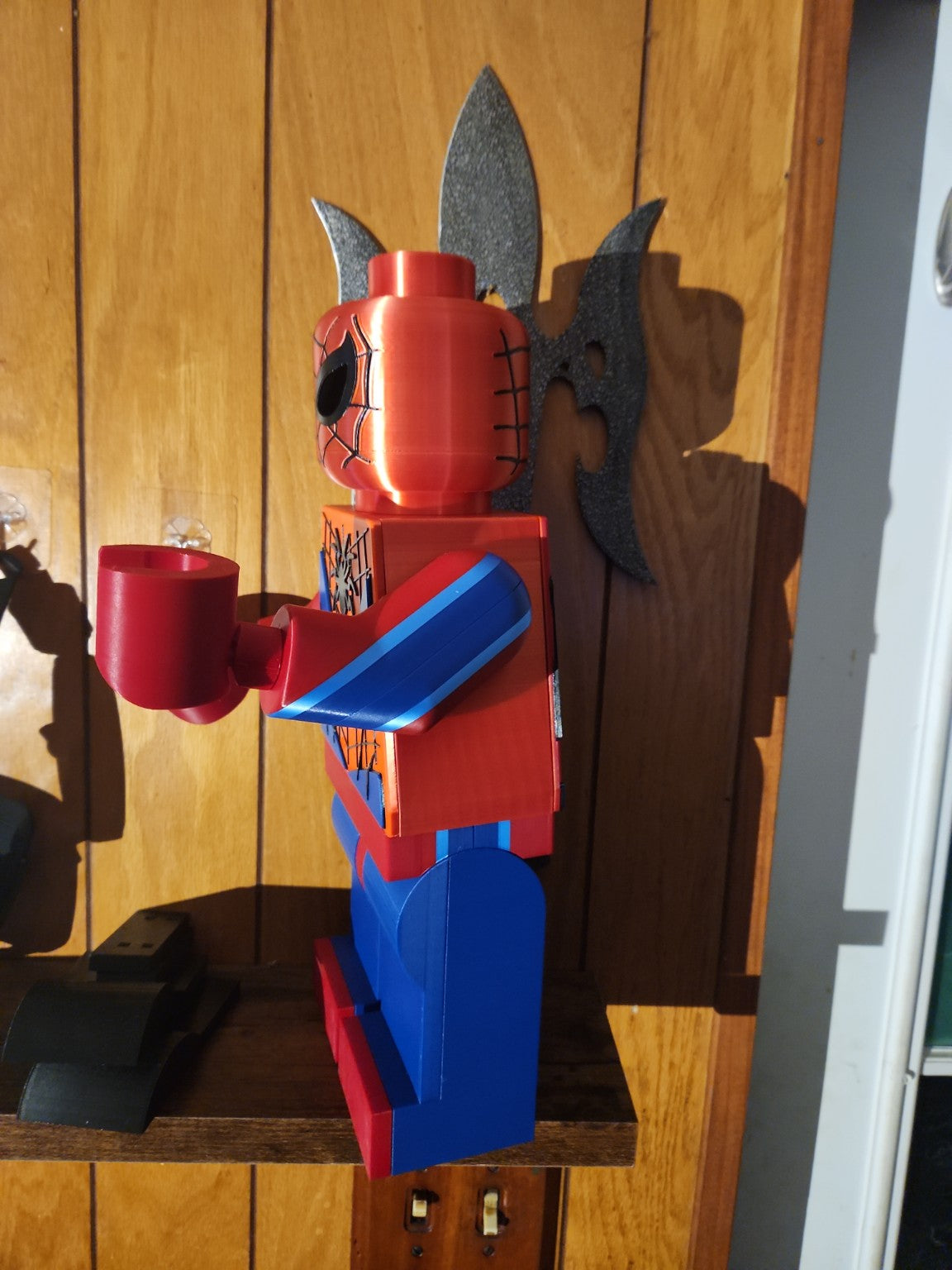Custom Brick-Style Superhero Figure