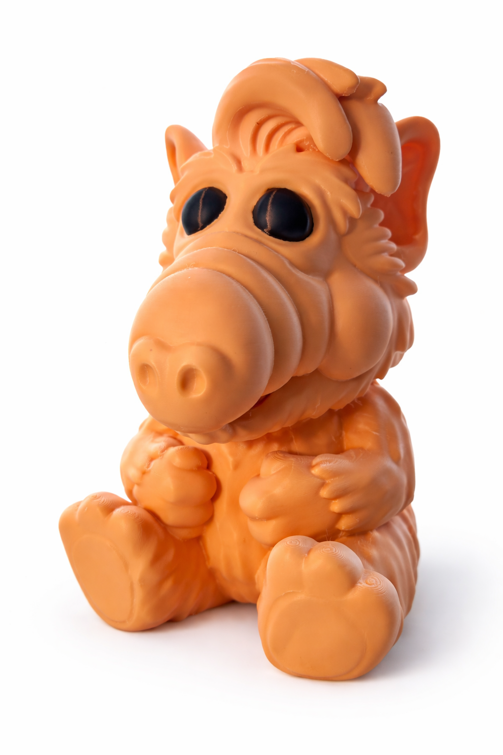 Retro Alf the Alien Pig Figurine - 1980s Nostalgia Desk Toy