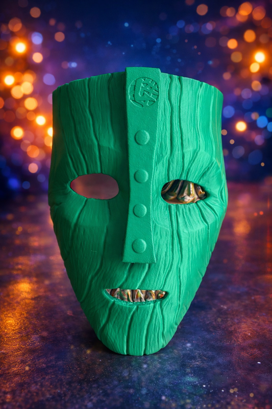 Green Mischief-Inspired Adult Mask
