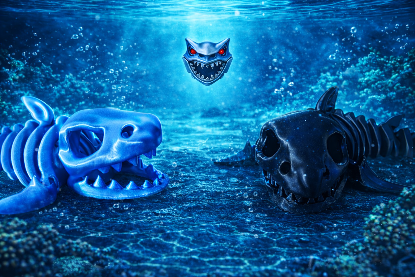 Flexi Skeleton Shark | 3D Printed Articulated Fidget Toy