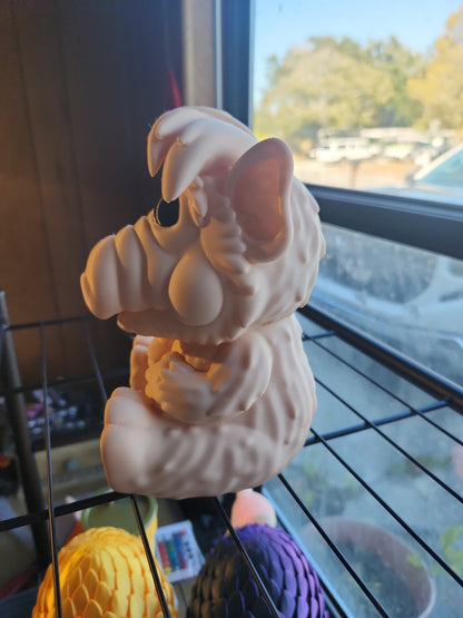 Retro Alf the Alien Pig Figurine - 1980s Nostalgia Desk Toy