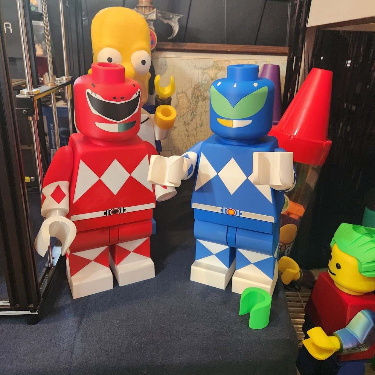 16 Inch Ranger Inspired Brick Peep | Giant Articulated Display Collectible