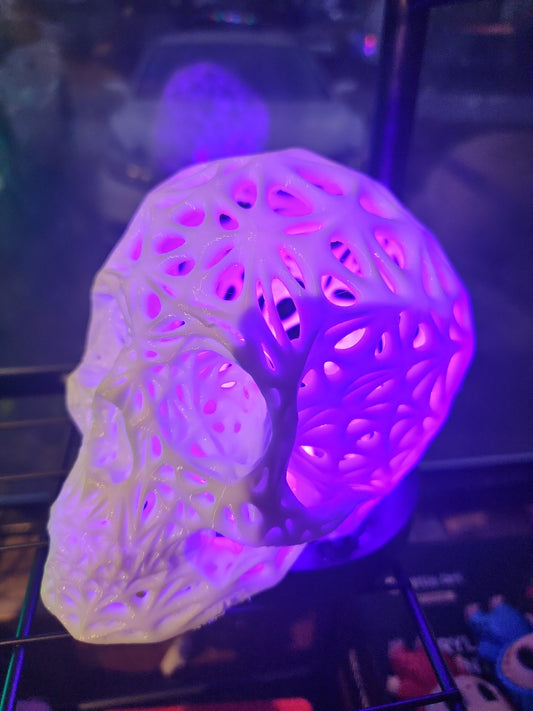 Lattice Skull Glow Lamp