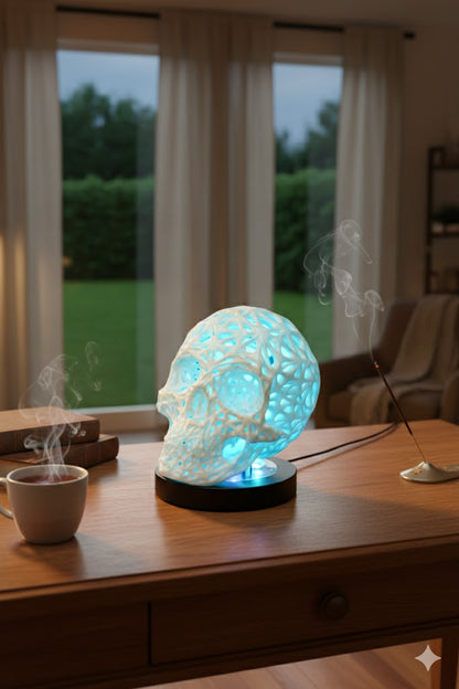 Lattice Skull Glow Lamp