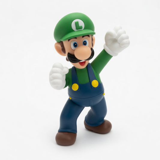 12-Inch Green Retro Game Hero Guy