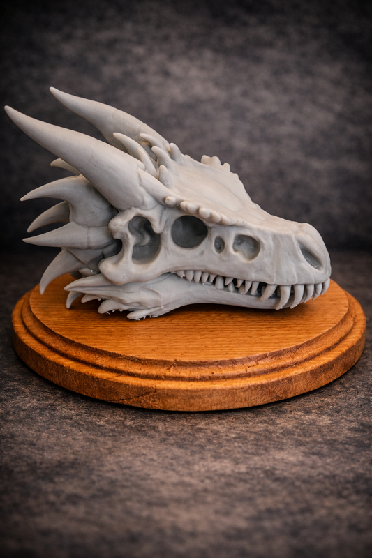 Dragon Head Bust | Fantasy Desk Decor & Gamer Room Display