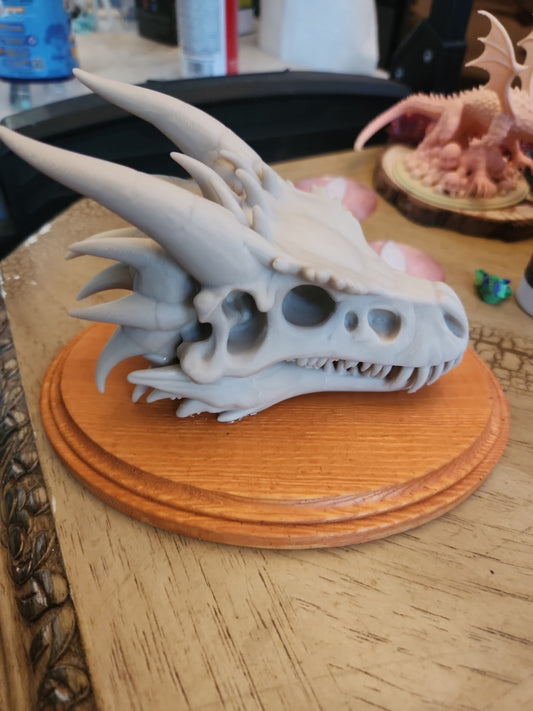 Dragon Head Bust | Fantasy Desk Decor & Gamer Room Display